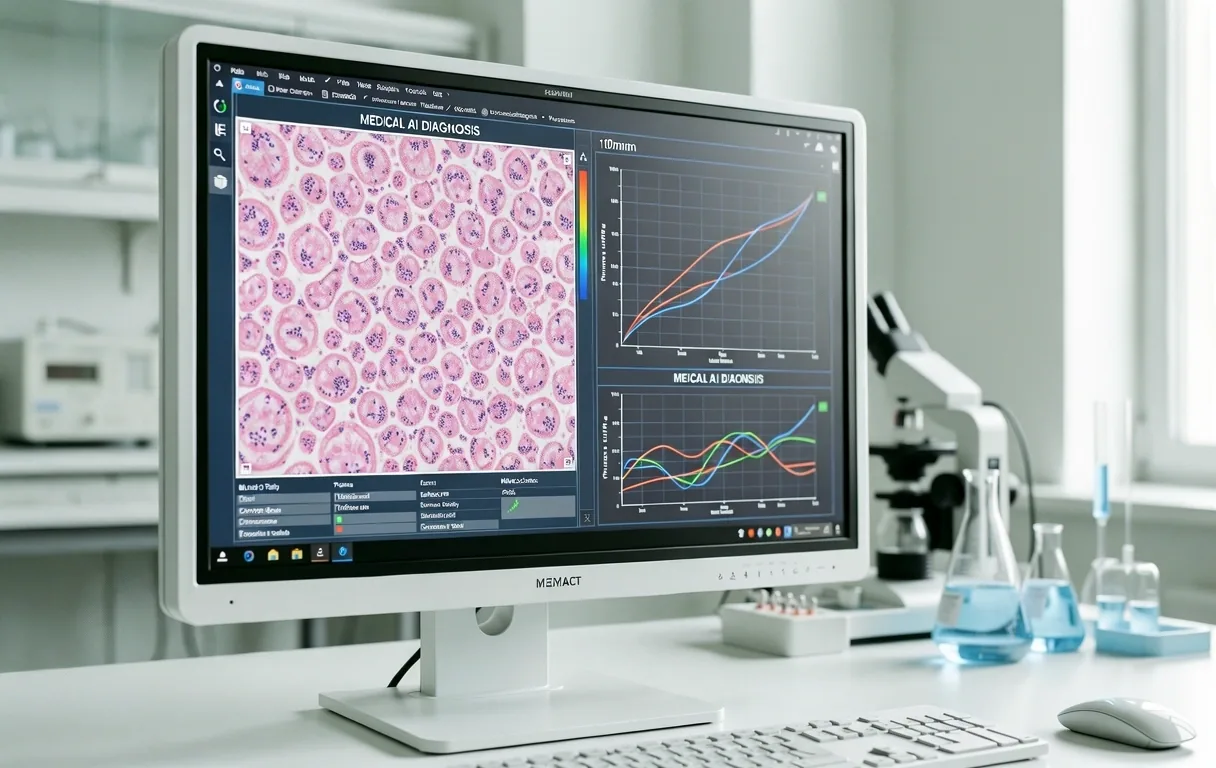 Pathology lab monitor